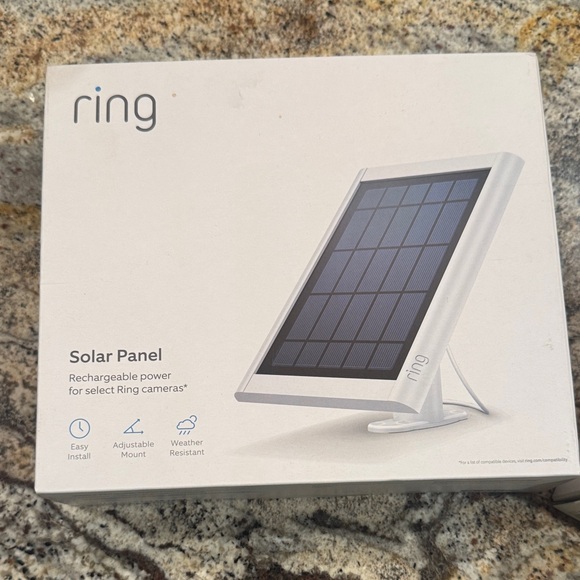 Ring Stick Up Cam Battery AND solar panel! Brand new! - Picture 2 of 5